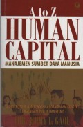 A to Z Human Capital : manajemen sumber daya manusia