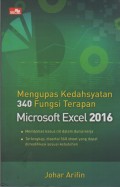 Mengupas Kedahsyatan 340 Fungsi Terapan Microsoft Excel 2016